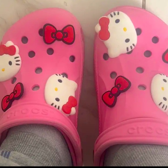 8pcs Cute Sanrio Hello Kitty For Crocs Accessories Shoe Jewelry Decoration Charm - Picture 8 of 10